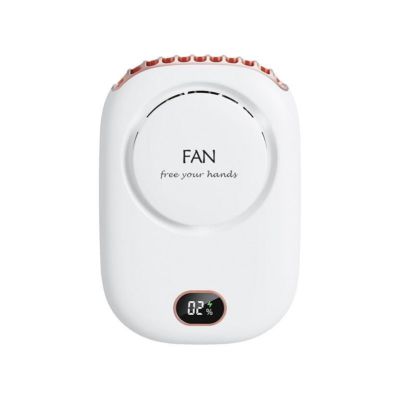 Ventilateur Portable Silencieux USB Ultra Léger Avec Angle Large Et Autonomie Longue Durée - Couleur Blanc